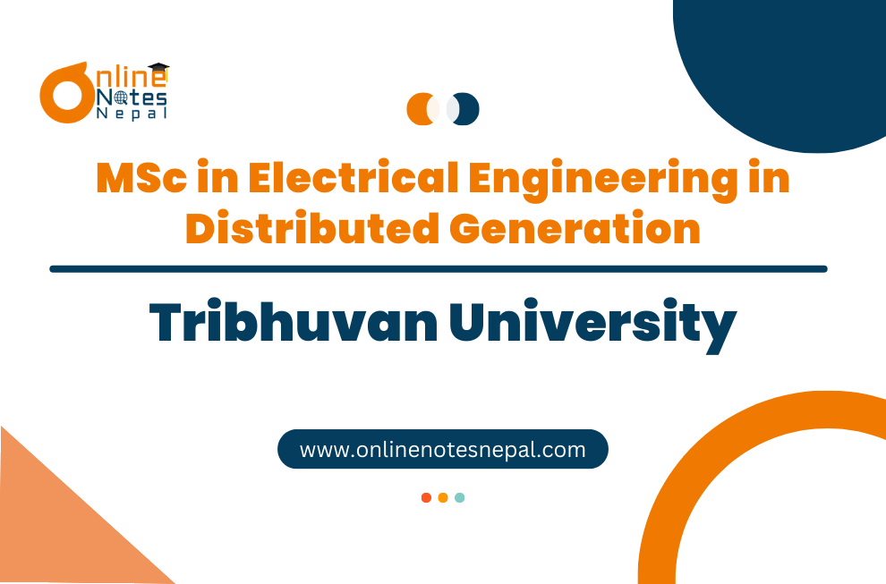 MSc in Electrical Engineering in Distributed Generation